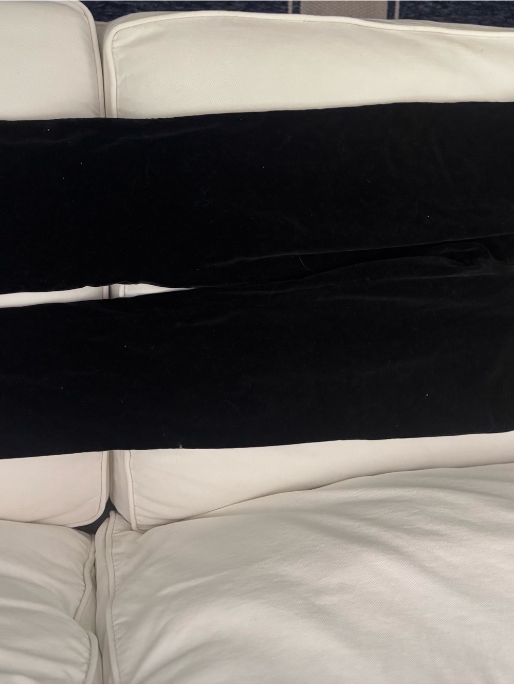 Calvin Klein Jeans Black Straight Leg Velvet Pants